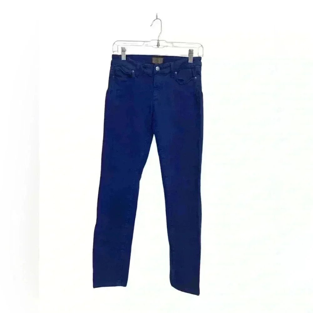Paige Peg Purple Skinny Jeans Size 27